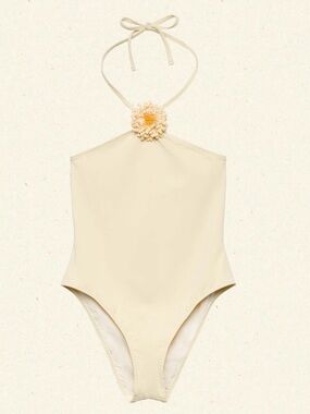 NWT DÔEN Serafina Maillot Swimsuit in Doen in Wild Honeysuckle